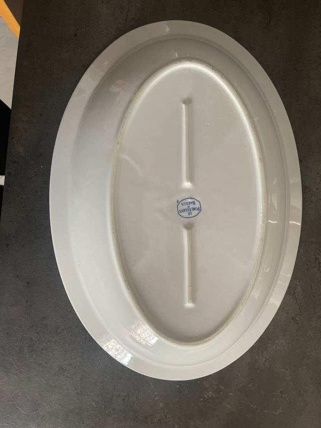 Pirofila Ovale in Ceramica Bianca