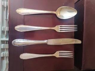 Cubertería Plata Completa 8 Comensales