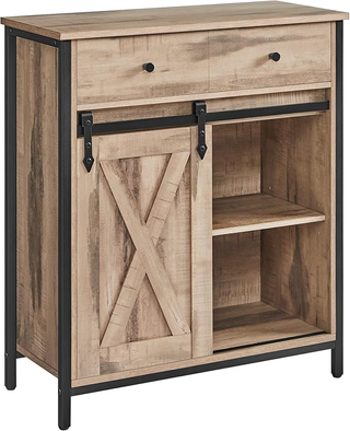 Credenza, Mobile da Cucina, Portaoggetti, con Anta