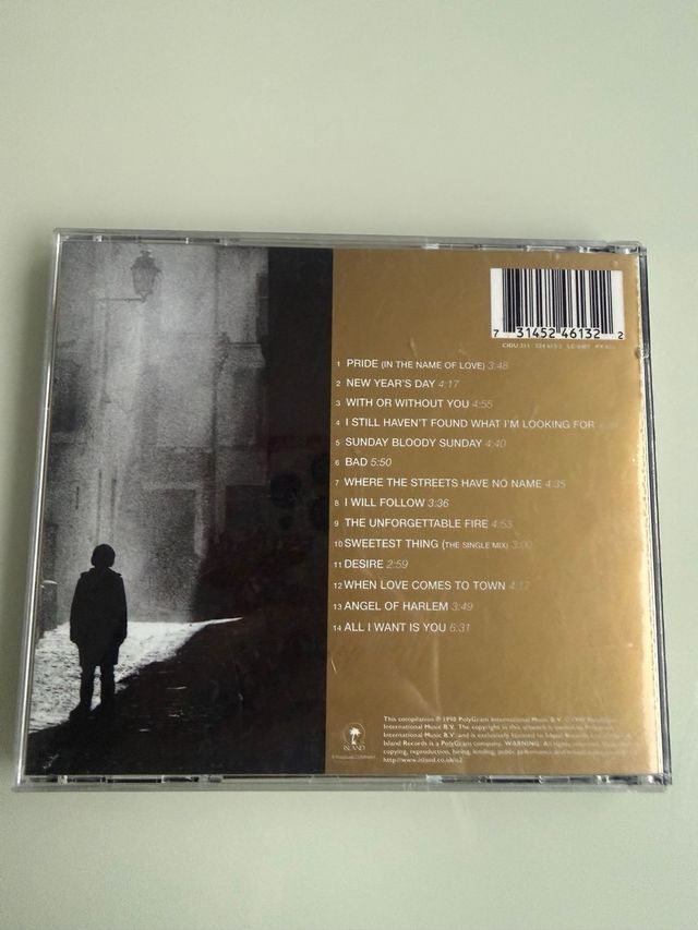 CD U2 The Best Of 1980-1990