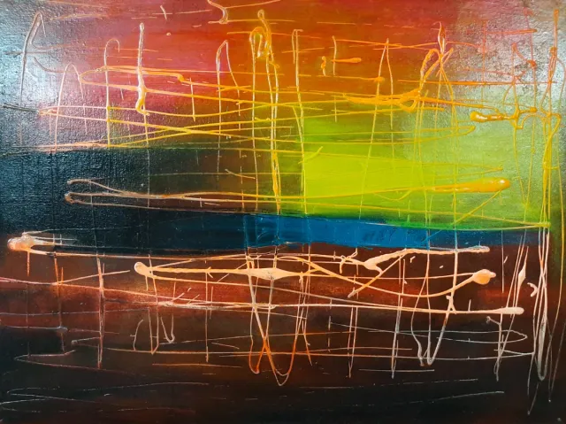 Pintura abstracta moderna