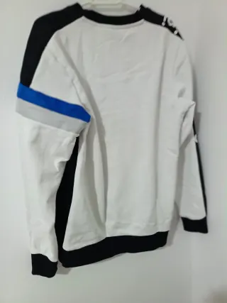 Sudadera Sergio Tacchini Blanca y Negra