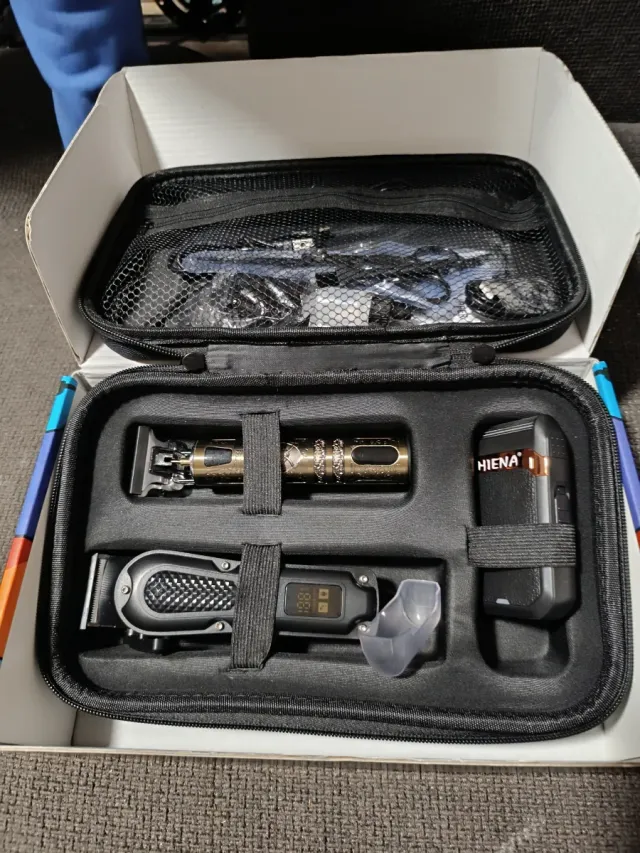 Set Máquina Cortar Pelo HIENA