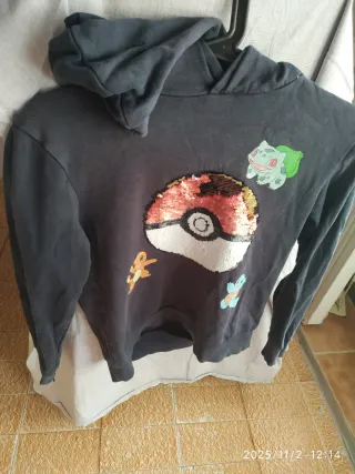 Chaqueta de punto azul marino 8 a 9 años