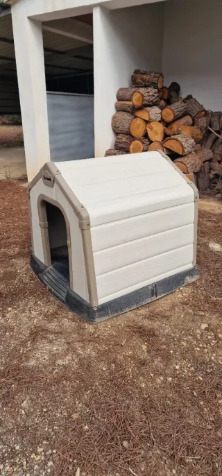 Caseta para perro Keter de plástico