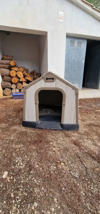 Caseta para perro Keter de plástico