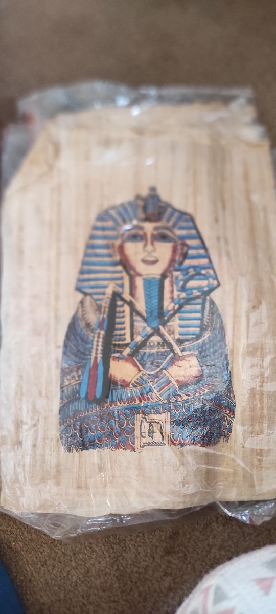 Papiro Egipcio Rey Tutankamón