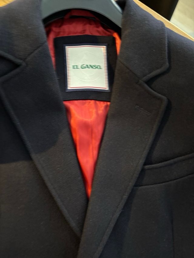 Abrigo El Ganso Negro Talla L