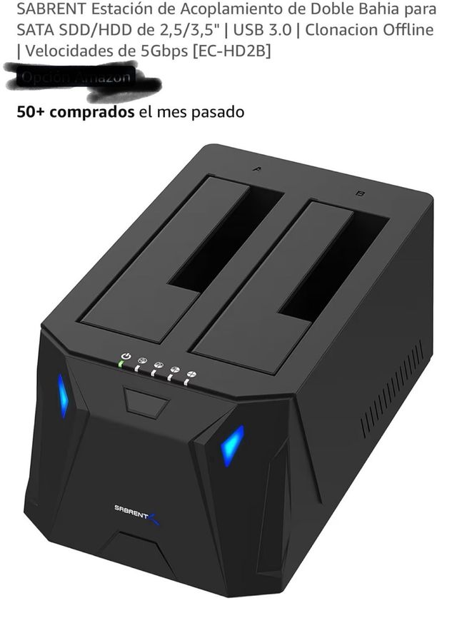 Sabrent USB 3.0 Docking Station SATA -NUEVO