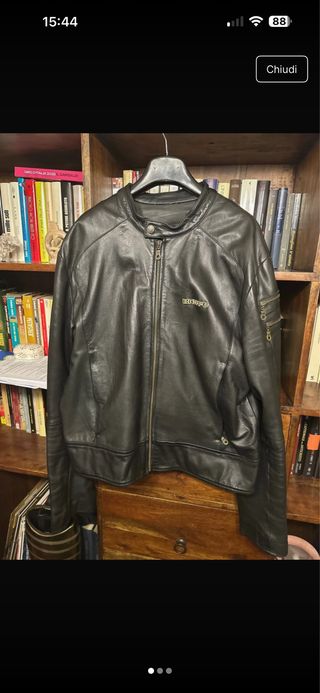 Giacca vera pelle uomo XL