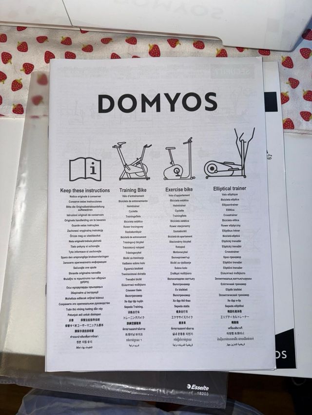 Bicicleta Estática Domyos EB900 B