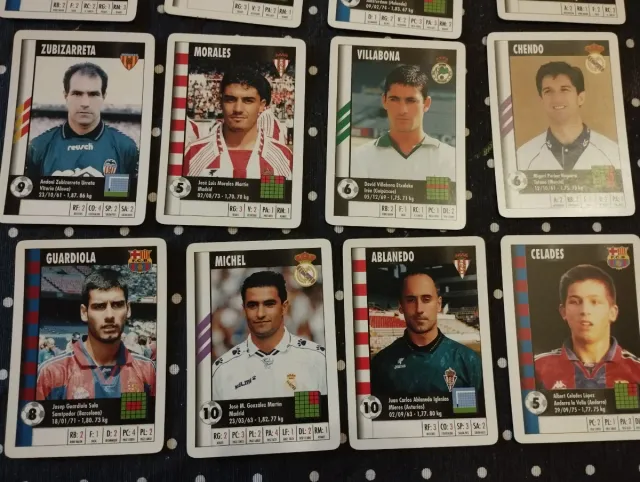 110 Cartas Super Gol Marca 1996