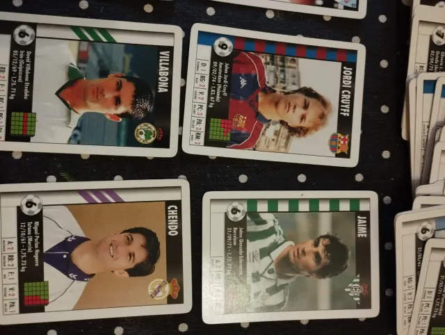 110 Cartas Super Gol Marca 1996