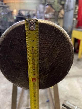 Curvadora rodillos metal / Mandril