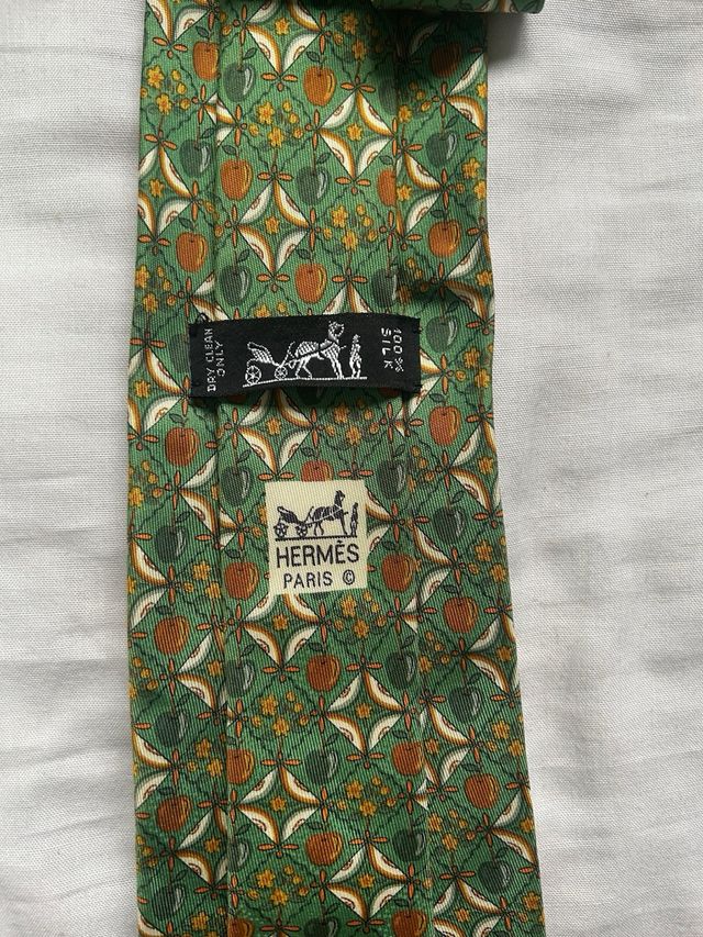 Corbata Hermes Verde