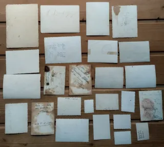 Lote de fotografías antiguas de militares