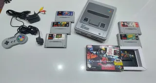 Supernintendo snes super nintendo con 6 giochi