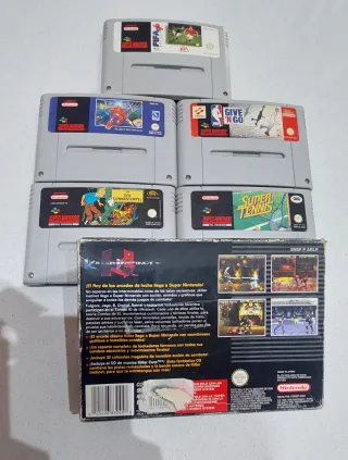 Supernintendo snes super nintendo con 6 giochi