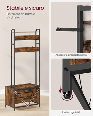 Appendiabiti con Scarpiera a Ribalta, Mobile da In