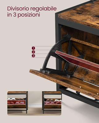 Appendiabiti con Scarpiera a Ribalta, Mobile da In