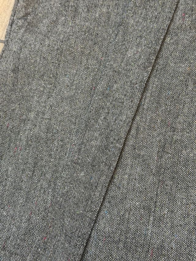 Bermudas grises/verde oscuro con cinturón