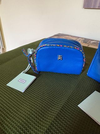 Cartera y Portajoyas Tous Azul