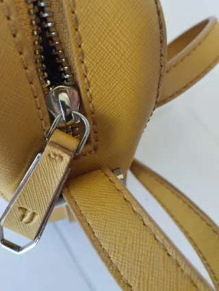 Borsa Trussardi Jeans Gialla Tracolla Zip