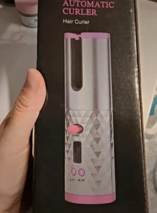 Arricciacapelli Wireless Rosa e Argento