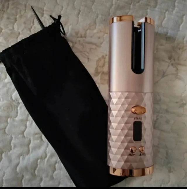 Arricciacapelli Wireless Rosa e Argento