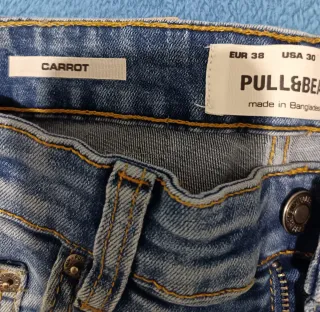 Pantalón vaquero Pull&Bear azul