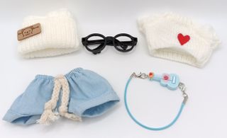 Vestito Labubu Outfit Cuore Chitarra Doll NUOVO