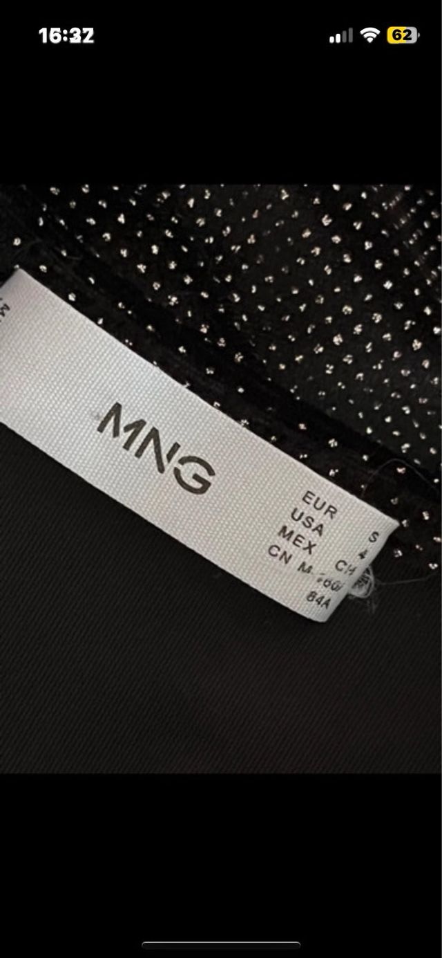 Vestido fiesta elástico purpurina plateada