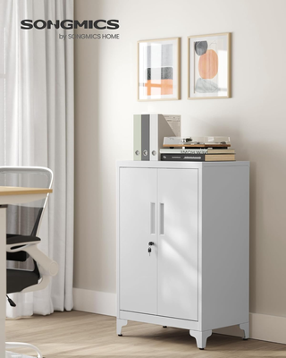 Armadietto in Metallo, Mobiletto Multiuso, Armadio