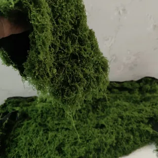 Tela de césped artificial verde