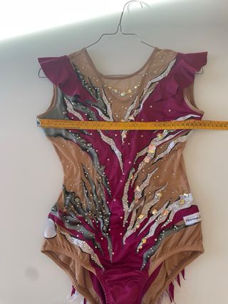 Body ginnastica ritmica con strass