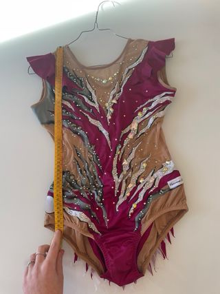 Body ginnastica ritmica con strass