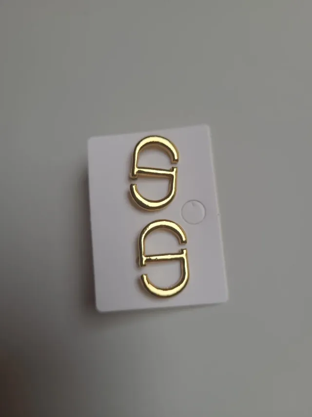 Pendientes Dior Acero Inoxidable Dorados