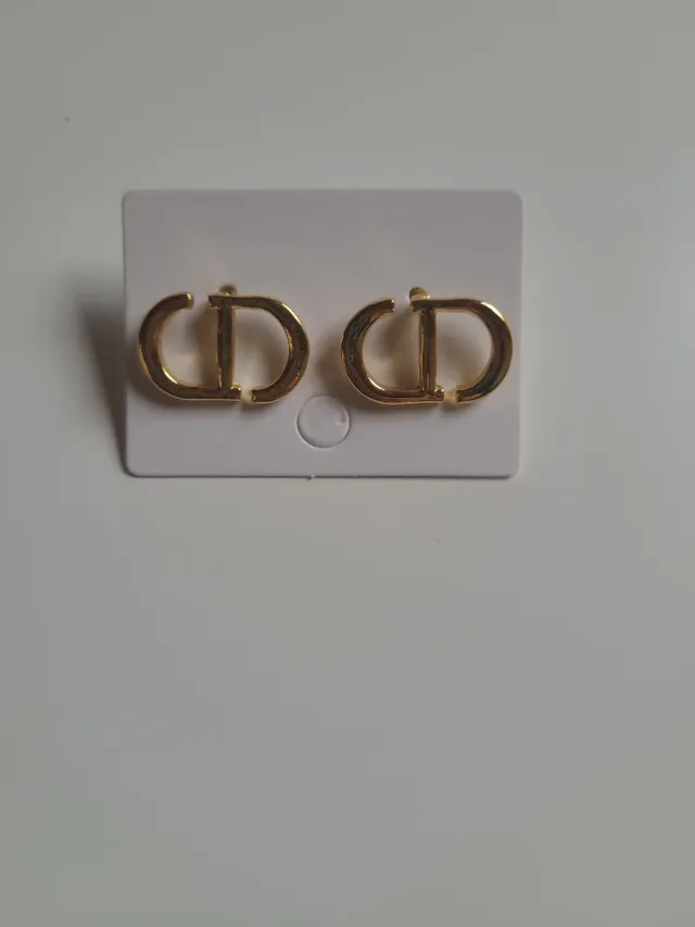 Pendientes Dior Acero Inoxidable Dorados