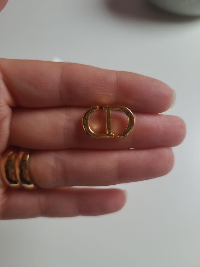 Pendientes Dior Acero Inoxidable Dorados