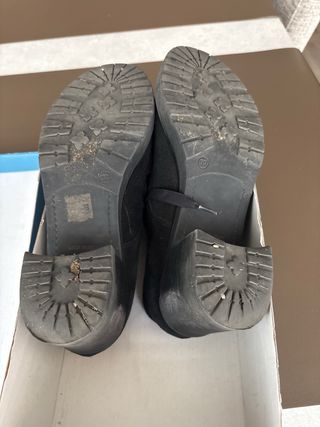 Zapatos chica de piel con cordones