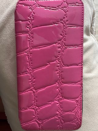 Billetera Bimba y Lola Rosa Cocodrilo