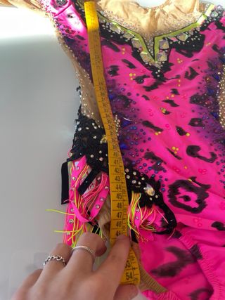 Body Ginnastica Ritmica Rosa e Nero