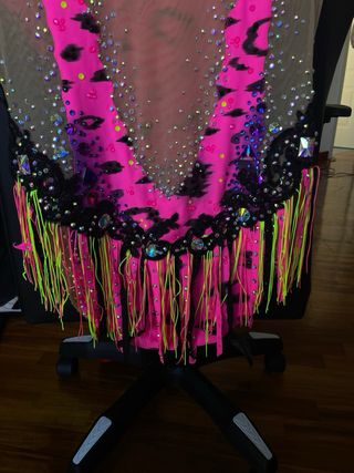 Body Ginnastica Ritmica Rosa e Nero