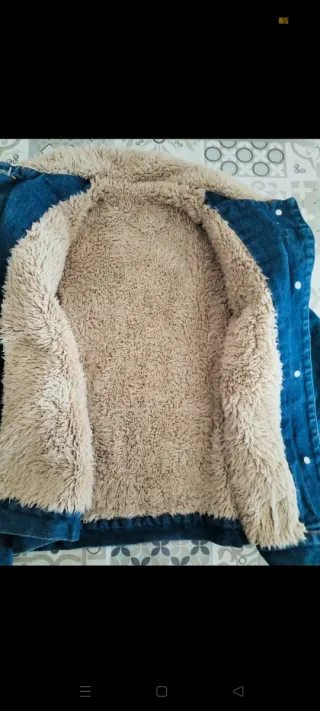 Chaqueta Vaquera con  borrego