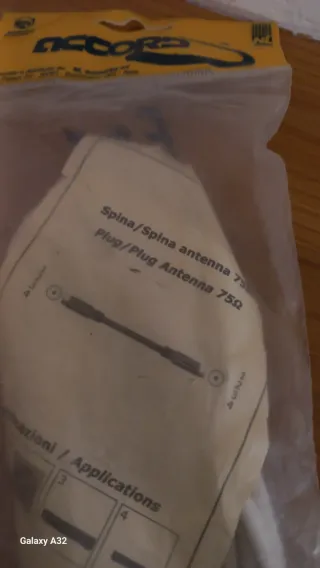 Cavi antenna TV e adattatore Scart