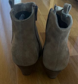 Botas estilo cowboy beige/marrón