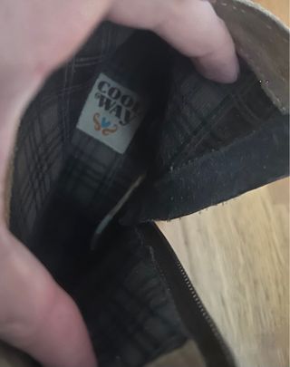 Botas estilo cowboy beige/marrón