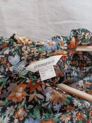 Blusa Springfield floral manga larga