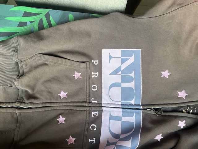 Sudadera Nude Project Marrón con Estrellas