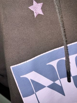 Sudadera Nude Project Marrón con Estrellas